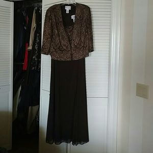 Formal 2 piece long dress